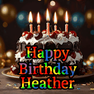 Happy Birthday Heather GIF