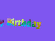 Happy Birthday Heather GIF: Spinning text over a birthday balloon background. Customize this animated birthday gif with name.