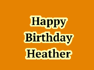 Happy Birthday Heather GIF: Cartoon beer mug birthday gif. Customizable text and beer mug hits the table and foam spills out.