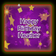 Happy Birthday Heather GIF