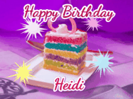 Happy Birthday Heidi GIF