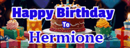 Happy Birthday Hermione GIF