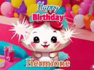 Happy Birthday Hermione GIF