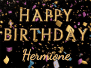 Happy Birthday Hermione GIF