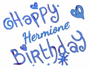 Happy Birthday Hermione GIF