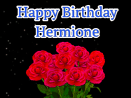 Happy Birthday Hermione GIF