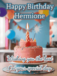 Happy Birthday Hermione GIF