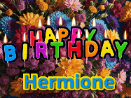 Happy Birthday Hermione GIF