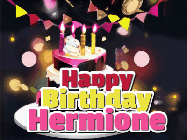 Happy Birthday Hermione GIF