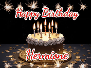 Happy Birthday Hermione GIF