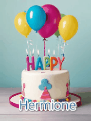 Happy Birthday Hermione GIF