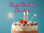 Happy Birthday Hermione GIF