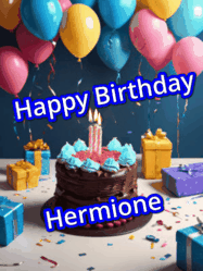 Happy Birthday Hermione GIF