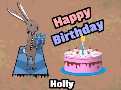 Happy Birthday Holly GIF 1