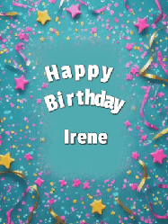 Happy Birthday Irene GIF