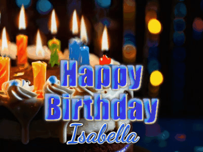 Happy Birthday Isabella GIF 141