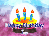 Happy Birthday Ivy GIF