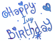 Happy Birthday Ivy GIF
