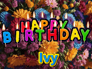 Happy Birthday Ivy GIF