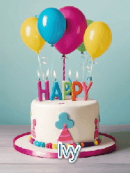 Happy Birthday Ivy GIF