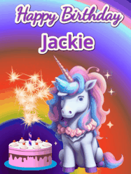 Happy Birthday Jackie GIF