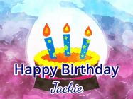 Happy Birthday Jackie GIF