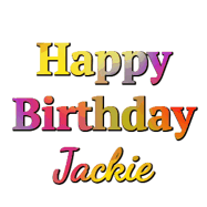Happy Birthday Jackie GIF