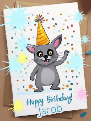 Happy Birthday Jacob GIF