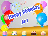 Happy Birthday Jan GIF