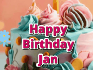 Happy Birthday Jan GIF