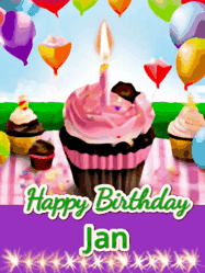 Happy Birthday Jan GIF