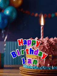 Happy Birthday Jan GIF