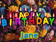 Happy Birthday Jane GIF