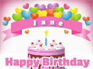 Happy Birthday Jane GIF