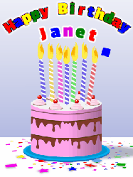 Happy Birthday Janet GIF