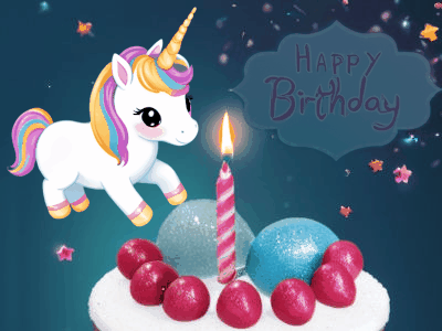 Animated Happy Birthday Janet name GIF