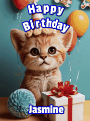 Happy Birthday Jasmine GIF