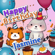 Happy Birthday Jasmine GIF