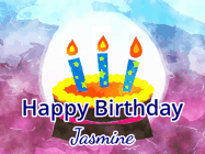 Happy Birthday Jasmine GIF