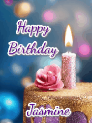 Happy Birthday Jasmine GIF