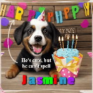 Happy Birthday Jasmine GIF