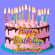 Happy Birthday Jasmine GIF