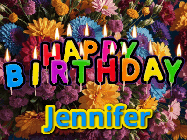 Happy Birthday Jennifer GIF