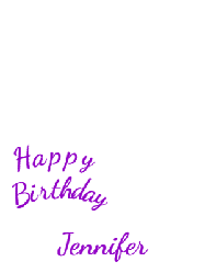 Happy Birthday Jennifer GIF
