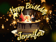 Happy Birthday Jennifer GIF