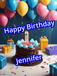 Happy Birthday Jennifer GIF