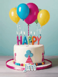 Happy Birthday Jim GIF