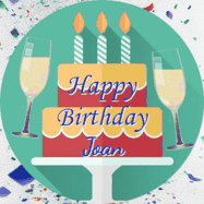 Happy Birthday Joan GIF