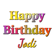 Happy Birthday Jodi GIF