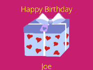 Happy Birthday Joe GIF